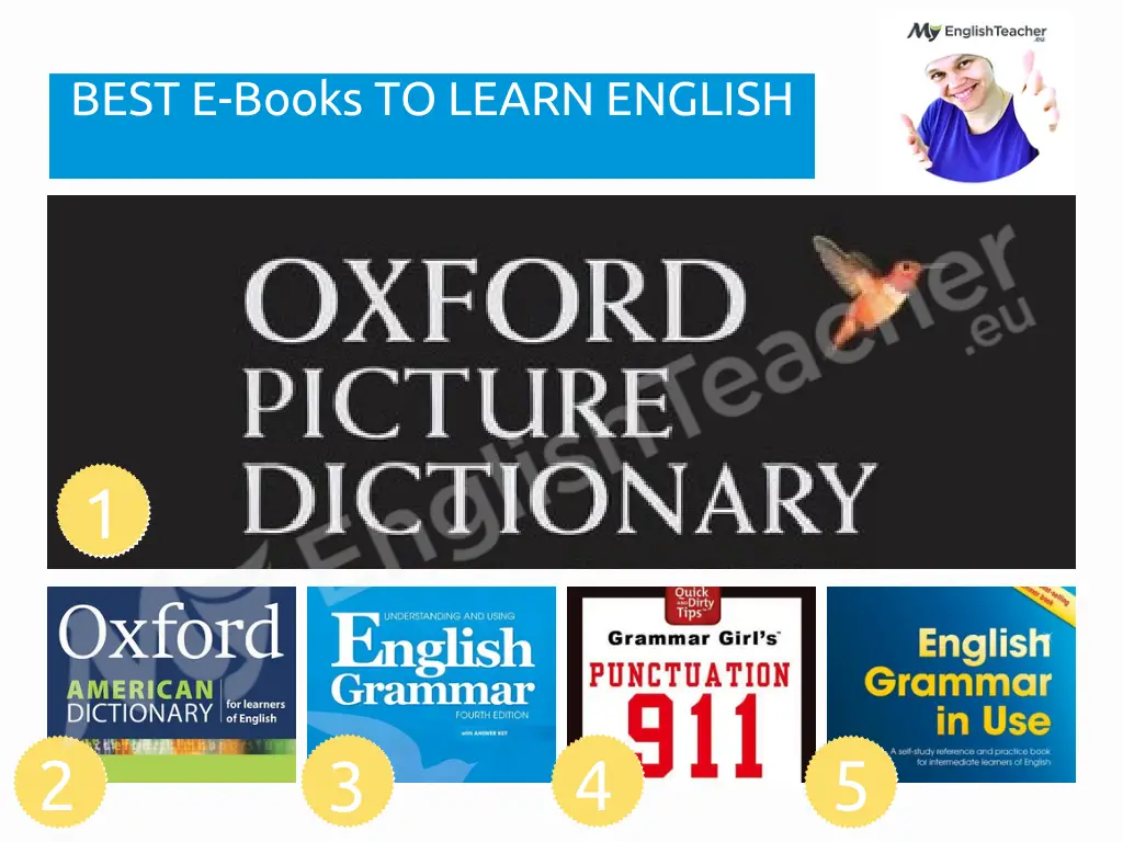 BEST E- Books to Learn English - MyEnglishTeacher.eu