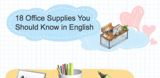 18 Office Supplies You Should Know in English