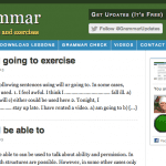 EnglishGrammar.org – Exercise test and check your grammar online