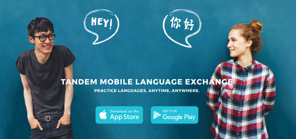 Tandem language exchange