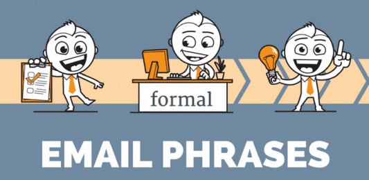 formal email phrases