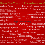 Happy New Year in Different Languages