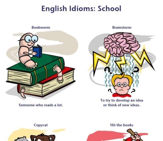idioms related school