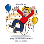 jump for joy idiom