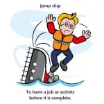 jump ship idiom