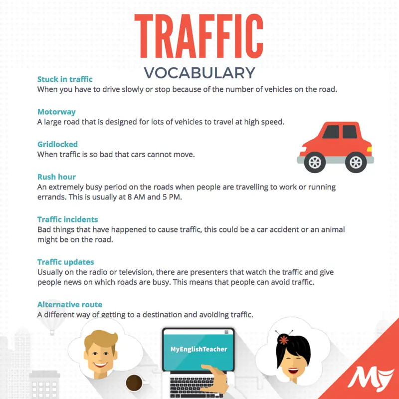 traffic vocabulary words