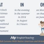 Use of AT IN ON in English Grammar (Time)