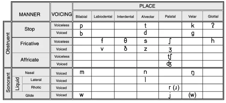 Phonetic Alphabet Vowel Sounds / International Phonetic Alphabet Middle English Consonants
