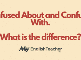 Confused About and Confused With. What is the difference