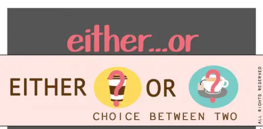 either or, neither nor