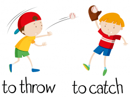 to throw to catch