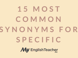 15 Most Common Synonyms for Specific