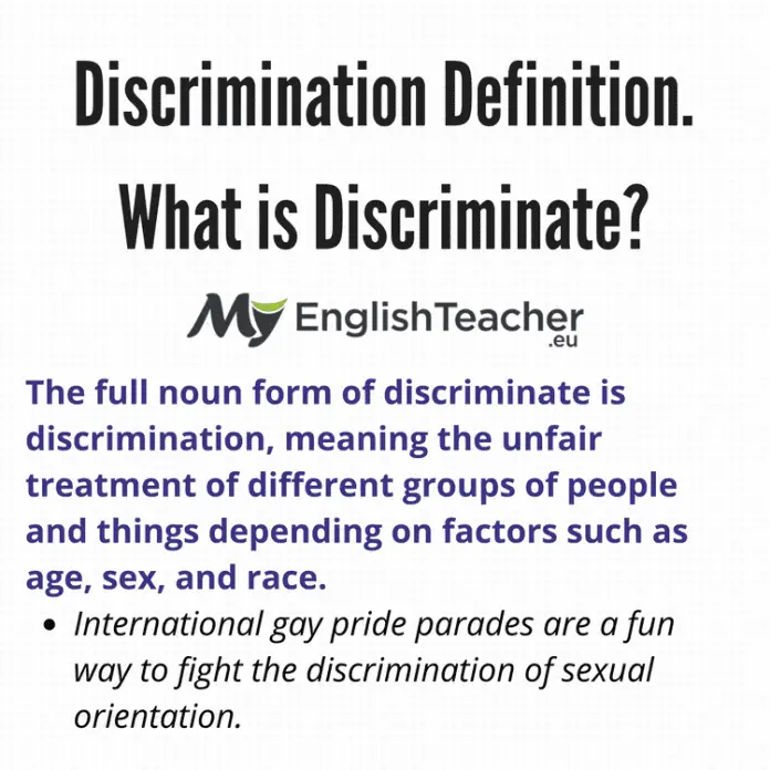 Discrimination Definition