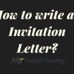 How to write an Invitation Letter