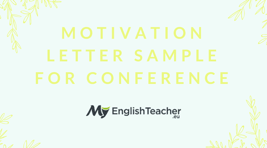Motivation Letter Sample for Conference