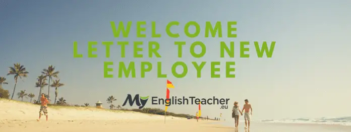 Welcome Letter To Employees from www.myenglishteacher.eu