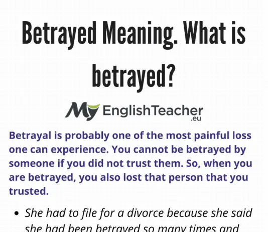 Betrayed Meaning