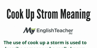 Cook Up Strom Meaning