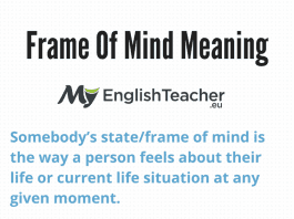 Frame Of Mind Meaning