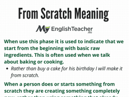From Scratch Meaning