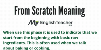 From Scratch Meaning