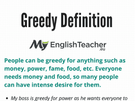 Greedy Definition