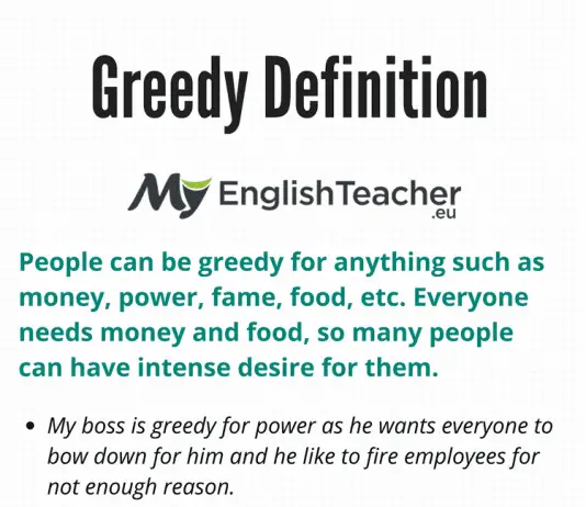 Greedy Definition