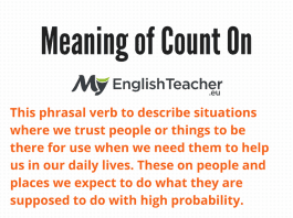 Meaning of Count On