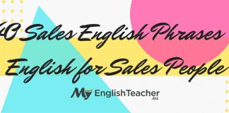 Sales English Phrases