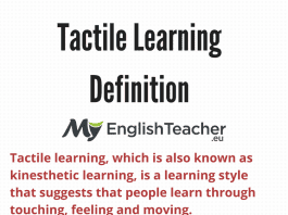 Tactile Learning Definition