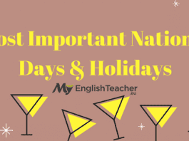 Most Important National Days & Holidays