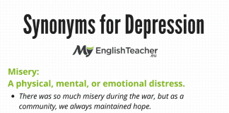 Synonyms for Depression