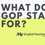 What Does GOP Stand For