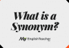 What is a Synonym