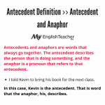 Antecedent Definition (2)