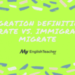 Emigration Definition ›› Emigrate vs. Immigrate vs. Migrate