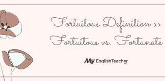 Fortuitous Definition ›› Fortuitous vs. Fortunate