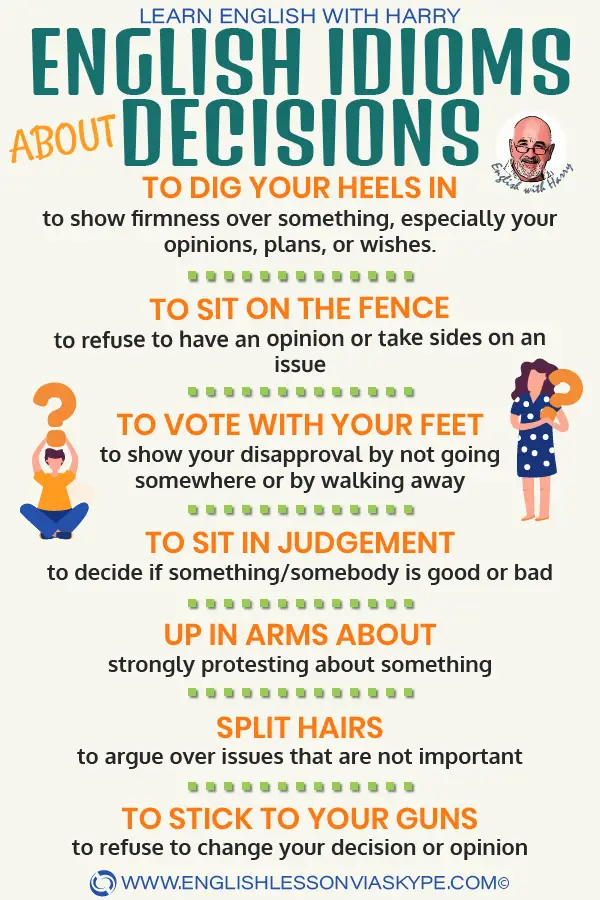 Idioms about Decisions