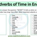 adverb of time