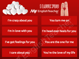 other ways to say i love you