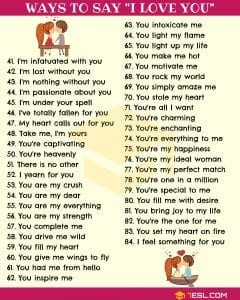 173 Cute Ways to say I LOVE YOU!
