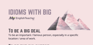 Idioms with big
