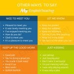 other ways to say nice to meet you