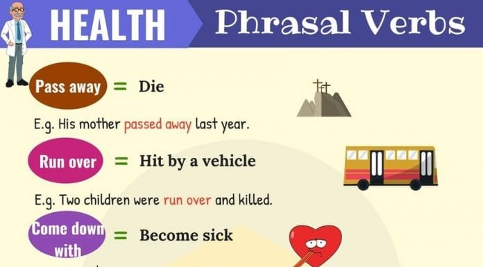 health phrasal verbs
