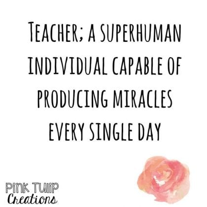 teacher is a super human
