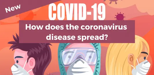 How does the coronavirus disease spread?