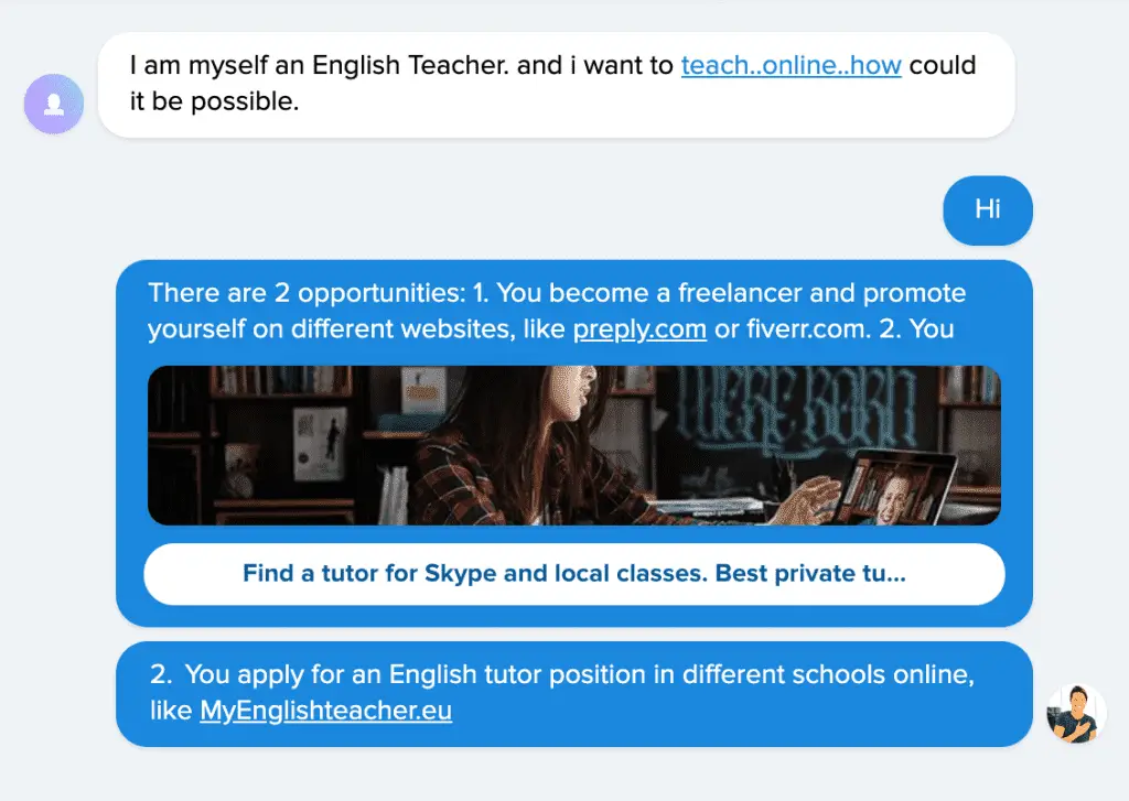 I am myself an English Teacher, and I want to teach English online
