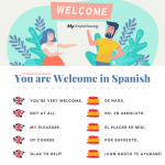 you are welcome in spanish