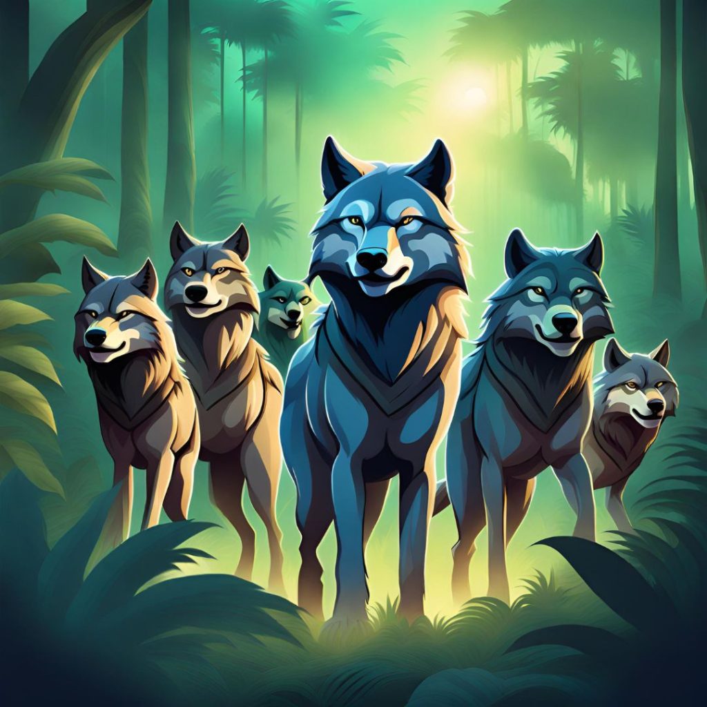 Akela-and-Raksha-The-Wolf-Pack-Leaders-The-Jungle-Book-Characters