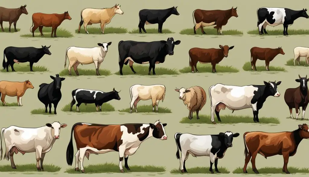 The diverse range of livestock in agriculture